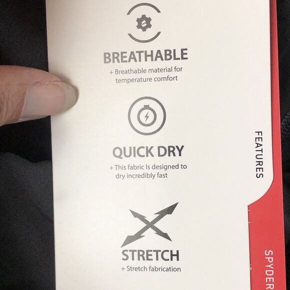 Spyder Active Shorts Mens Pro Web Grey Training Size XL NWT - Picture 11 of 12